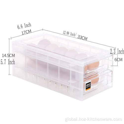 Refrigerator Storage Bins Egg Holder for Refrigerator 24 Grid Supplier